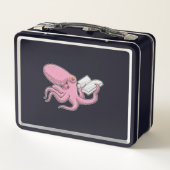 Lunch Box Octopus Nerd avec le livre (Dos)