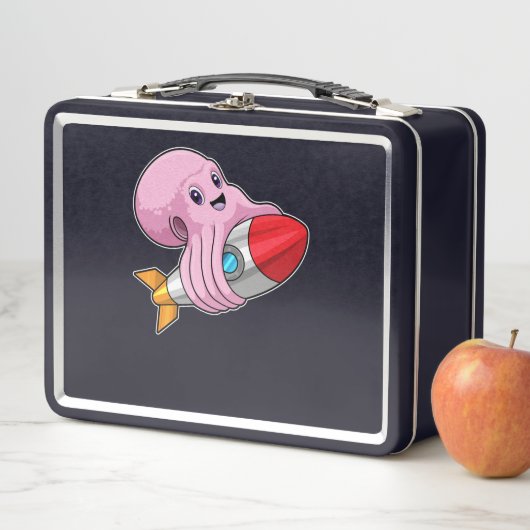 Lunch Box Octopus with Rocket (En situation)