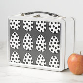 Lunch Box Œufs de Pâques pois Happy Easter (En situation)