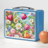 Lunch Box OEuvre florale/printanière (En situation)