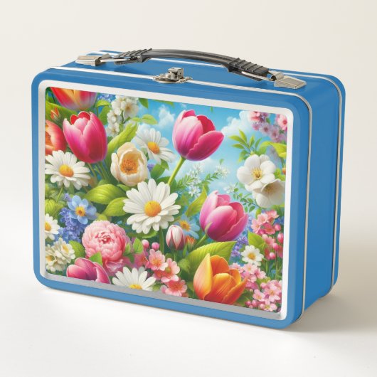 Lunch Box OEuvre florale/printanière (Devant)