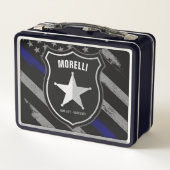 Lunch Box Officier de police Shérif Cop Flag (Dos)