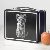 Lunch Box Oh Bébé Gros Chat Petit Gris (En situation)