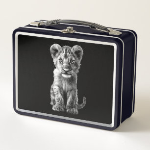 Lunch Box Oh Bébé Gros Chat Petit Gris