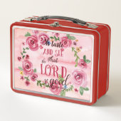 Lunch Box Oh le goût et voient que le 34:8 de seigneur Is (Devant)