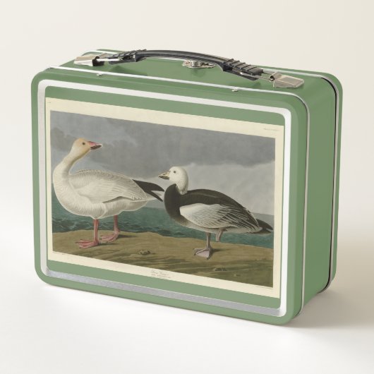 Lunch Box Oie des neiges des oiseaux d'Amérique d'Audubon (Dos)