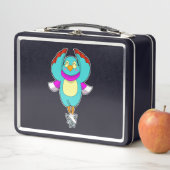 Lunch Box Oiseau au patinage sur glace avec patins sur glace (En situation)