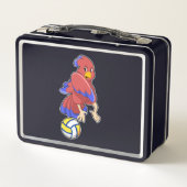 Lunch Box Oiseau aux sports de volley-ball (Dos)