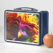 Lunch Box Oiseau coloré (En situation)
