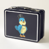 Lunch Box Oiseau comme marié avec ruban (Dos)