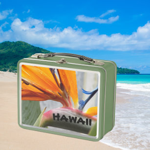 Lunch Box Oiseau de Hawaï du Paradis Plante Floral