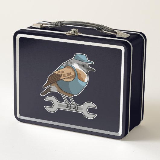 Lunch Box Oiseau en tireur avec clé (Devant)