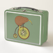 Lunch Box Oiseau Kiwi à Bicyclette (Devant)