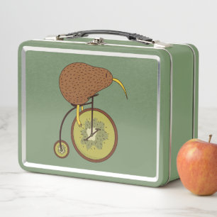 Lunch Box Oiseau Kiwi à Bicyclette