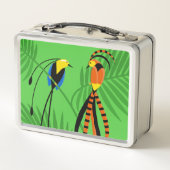 Lunch Box Oiseaux colorés et lumineux du paradis (Dos)