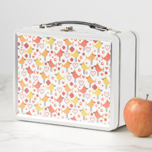 Lunch Box Oiseaux et Cœurs