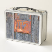 Lunch Box Old Grunge Rusty Metal House Numéro 87 Photo / (Dos)