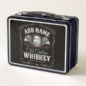 Lunch Box Old Moonshine Whiskey Étiquette AJOUTER PHOTO Nom  (Dos)