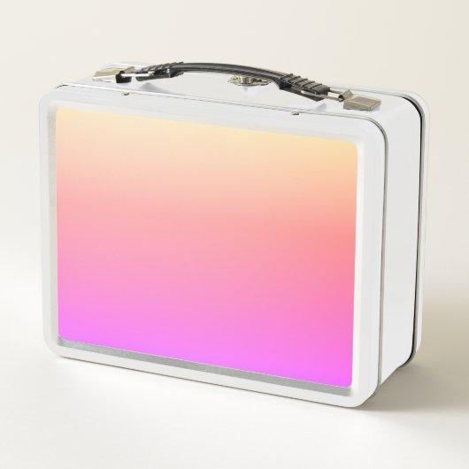 Lunch Box Ombre couleur rose et pourpre de fond (Dos)