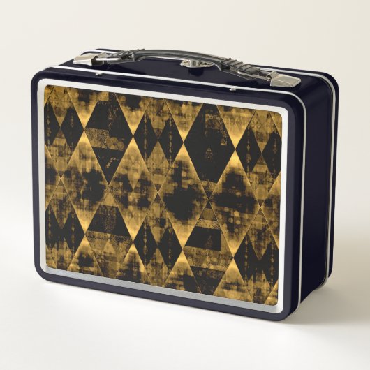 Lunch Box Or erratique et diamants noirs (Dos)