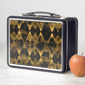 Lunch Box Or erratique et diamants noirs (En situation)