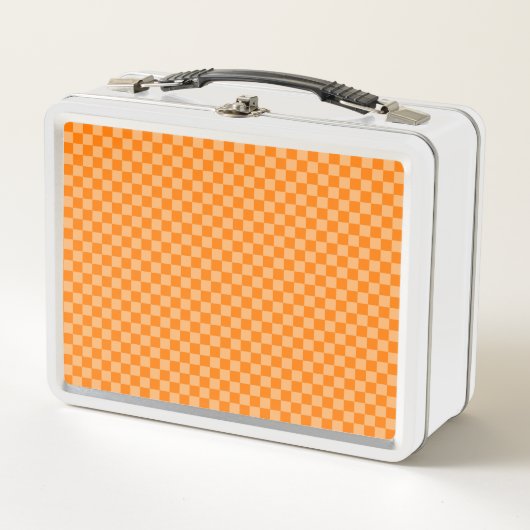 Lunch Box Orange Combination Checkerboard par ShirleyTaylor (Devant)