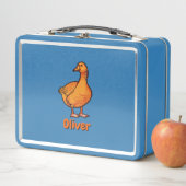 Lunch Box Orange Duck Kids (En situation)