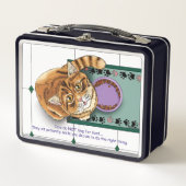 Lunch Box Orange Tabby Food Bowl cuisine (Devant)