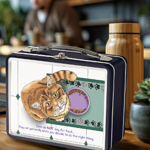 Lunch Box Orange Tabby Food Bowl cuisine