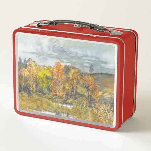 Lunch Box Oranger de forêt d'automne (Dos)