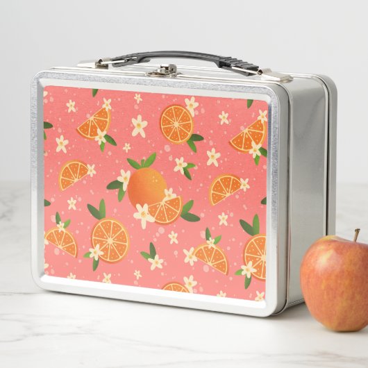 Lunch Box Oranges et fleurs d'oranges (En situation)