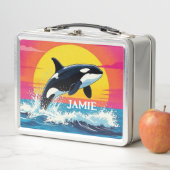Lunch Box  Orca Whale Sunrise Waves (En situation)