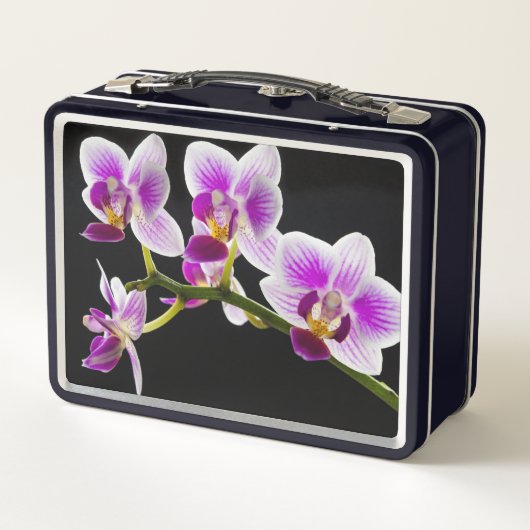 Lunch Box Orchidée blanche et violette (Dos)