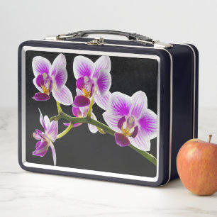 Lunch Box Orchidée blanche et violette