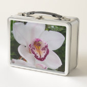 Lunch Box Orchidée Blanche I Belle Fleur Tropicale (Devant)