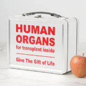 Lunch Box Organes humains pour la greffe (En situation)