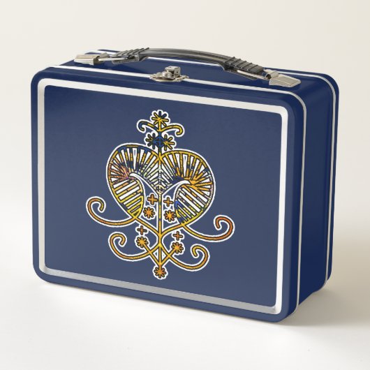 Lunch Box Oshun Goddess Veve Sigil (Devant)