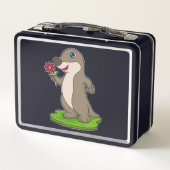 Lunch Box Otter à fleurs (Dos)