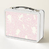 Lunch Box Où les choses sauvages rose modèle floral (Dos)