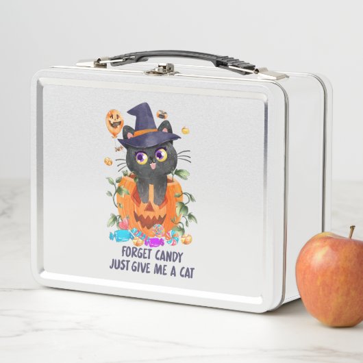 Lunch Box Oubliez Les Bonbons, Donnez-Moi Juste Un Chat (En situation)