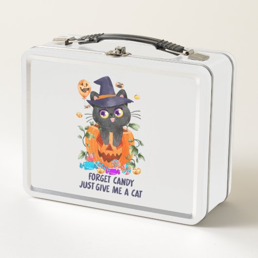 Lunch Box Oubliez Les Bonbons, Donnez-Moi Juste Un Chat (Devant)