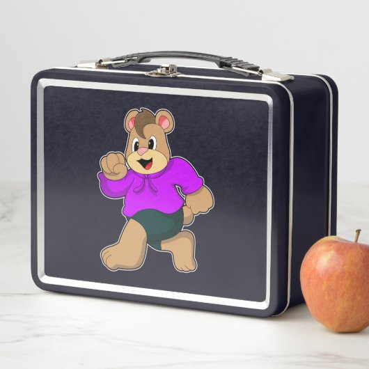 Lunch Box Ours à la course (En situation)