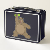 Lunch Box Ours avec cloche à Yoga Fitness (Dos)