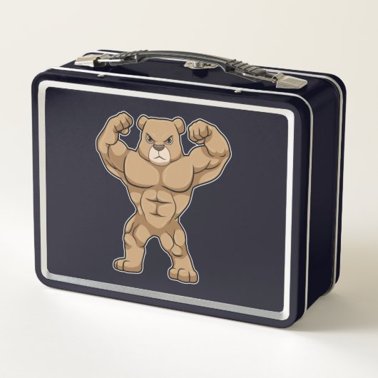 Lunch Box Ours comme Bodybuilder avec de grands Muscles (Dos)