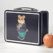 Lunch Box Ours en marié avec costume (En situation)