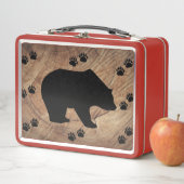 Lunch Box Ours Noir Et Paniers Ours (En situation)