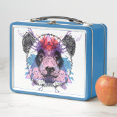 Lunch Box Ours panda géométrique (En situation)