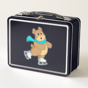 Lunch Box Ours Patinage sur glace Patins sur glace