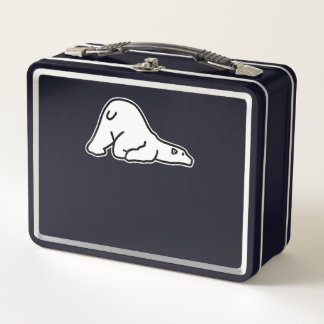 Lunch Box Ours polaire | Lazy Polar Bear Nope Day