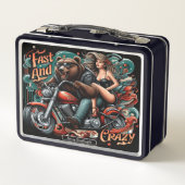 Lunch Box Ours sur un vélo avec Buddy (Dos)